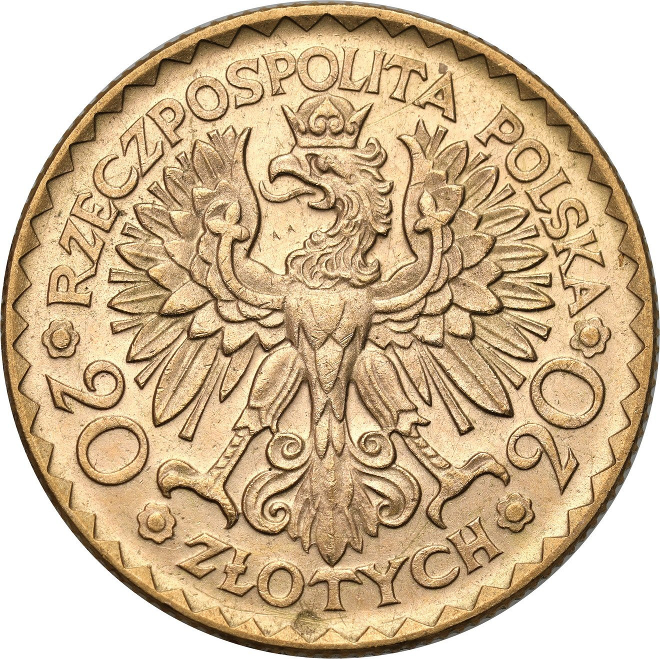 II RP. 20 złotych 1925 Bolesław Chrobry - RZADKIE